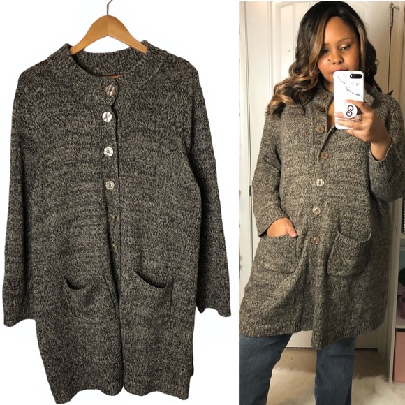 woman within cardigan